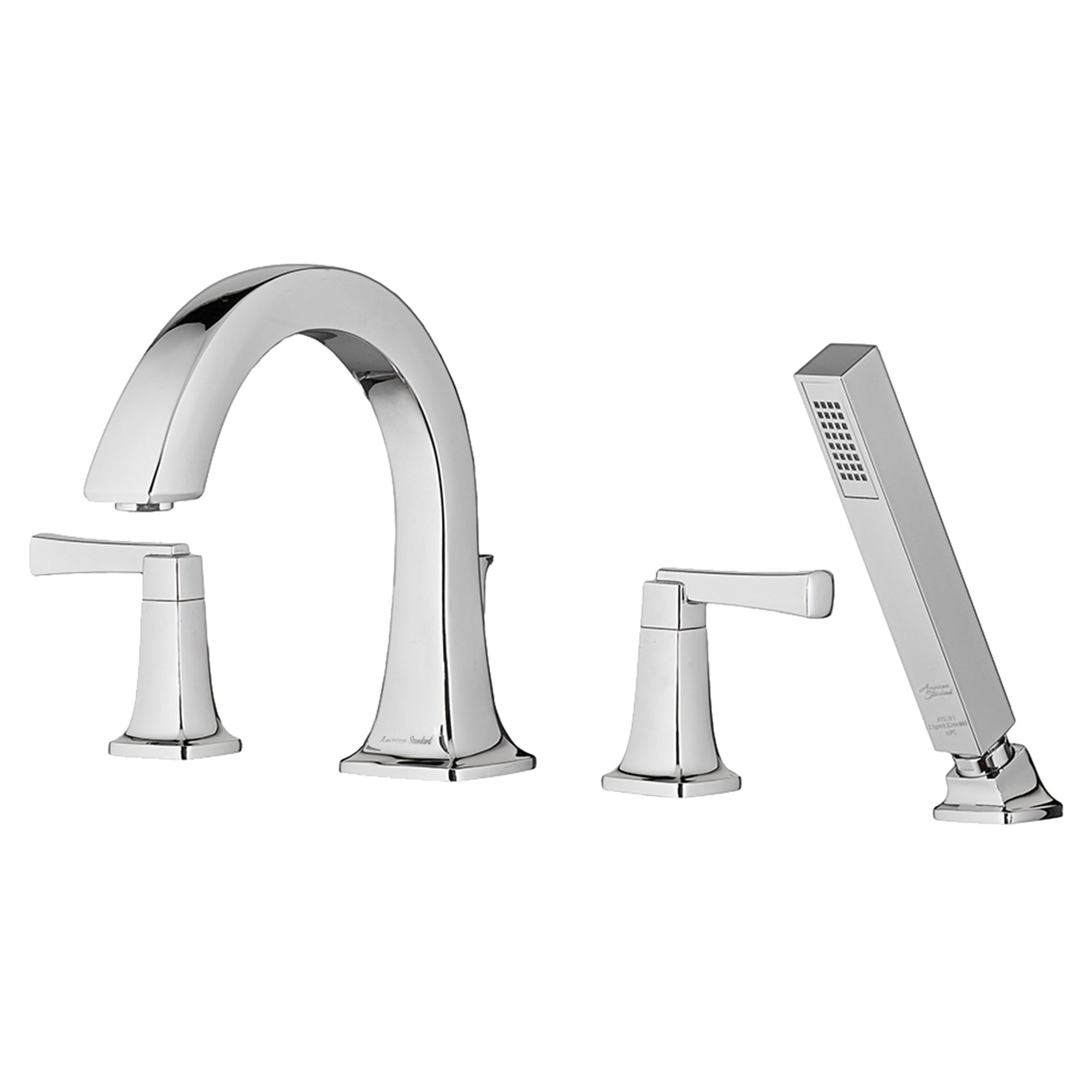 Townsend Bathtub Faucet With Lever Handles and Personal Shower for Flash Rough In Valve CHROME